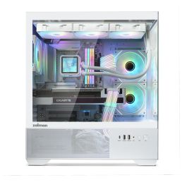 Boîtier ATX semi-tour Zalman CHRONIX WHITE Blanc