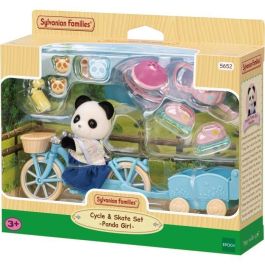 Sylvanian Families Vélo et Remorque Panda Fille - 5652 - 3 ans