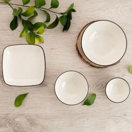 Bol Ensaladera Porcelana Gastro Black Quid 20,5 cm