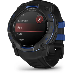 Garmin Instinct 3 Montre GPS Connectée, Écran AMOLED 1.3", 50 mm, Boîtier Noir et Bracelet Bleu, Série Tropical Pulse Precio: 574.992. SKU: B18TX2L284