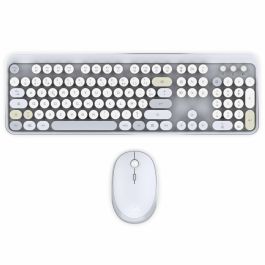 clavier et souris Mobility Lab Modelo ergonómico Gris AZERTY