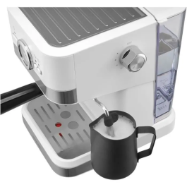 Sencor SES 1720WH Machine à Expresso avec Pompe 20 Bars, 1,5 L, Prépinfusion, Commande Numérique et Buse Vapeur Pivotante