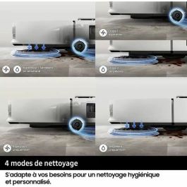Samsung Aspirateur Robot Jet Bot Combo AI VR7MD97A14G Station de Nettoyage avec Désinfection par Vapeur Reconnaissance d'Objets