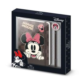 Agenda avec accessoires Minnie Mouse Marron 22,4 X 2,2 X 23,2 cm