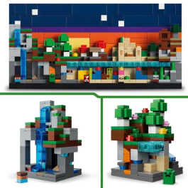 LEGO Minecraft 21589 Mini Biomes - Set de Construction avec 5 Biomes Amovibles Détailés et 5 Microfigurines - Jouet pour Enfants dès 12 Ans