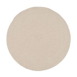 Tapis Blanc Beige 110 x 110 x 0,2 cm