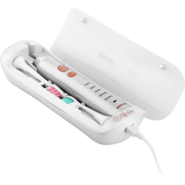 Sencor SOC 3313PW - Brosse à dents électrique avec 5 modes, 48 000 oscillations/min, minuteur Quadpacer, autonome 45 jours, étanche IPX7