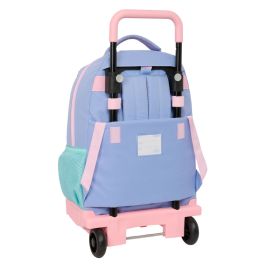 Cartable à roulettes Munich Mellow Bleu Rose Bleu ciel 33 x 45 x 22 cm