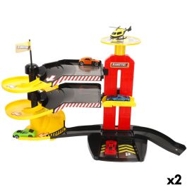 Garage Parking avec Véhicules 53 X 30 X 24 CM (2 Unités)