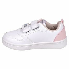 Chaussures de Sport pour Enfants Minnie Mouse Velcro Blanc