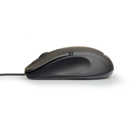 PORT Designs Souris filaire USB-A 1000 DPI Noir - Modèle 900400-PRO - Ergonomique et durable, plus de 30 millions de clics, pour Windows et MacOS