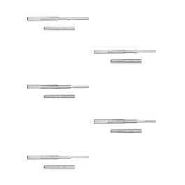 Emuca Lot de 5 jeux de Coulisses pour tiroirs, roulement à billes, hauteur 45mm, profondeur 350mm, sortie totale, zingué