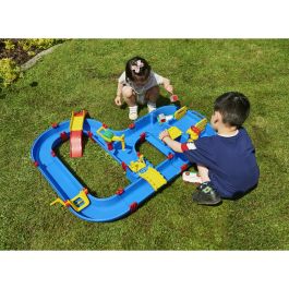 Aquaplay Circuit Aquatique Mega Bridge, Jeu de construction et d'eau pour enfants dès 3 ans, 35 pièces