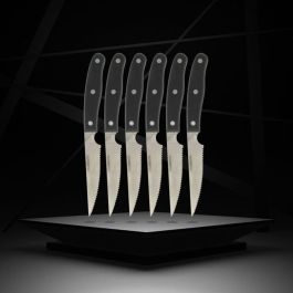 NIROSTA Jeu de 6 couteaux à steak - 22 cm - FAC1695083851447