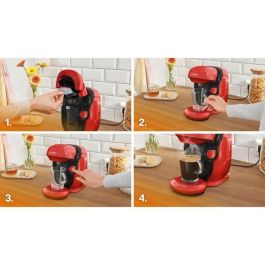 Bosch TASSIMO T11 - Machine à café multi-boissons Style rouge - 1400 W - 0,7 L - Nettoyage automatique