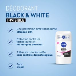 Déodorant en stick Nivea INVISIBLE BLACK & WHITE 50 ml