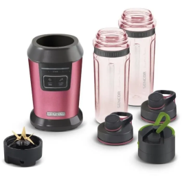 Sencor SBL 7174RD Blender Mixeur 800W Rouge 0.6L avec Couvercle Sous Vide pour Smoothies et Préparations