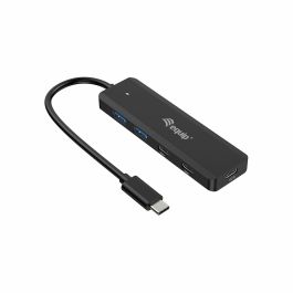 EQUIP Hub USB 3.2 Gen 1 (3.1 Gen 1) Type-C vers 3x USB-C et 2x USB-A, 5Gbps, Noir, 128964