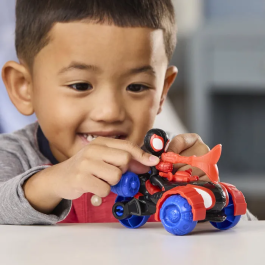 Hasbro - Véhicule Techno-Quad et Figurine Miles "Spin" Morales 7.5 cm - Marvel Spidey et ses Amis Extraordinaires - Jouet Super-Héros dès 3 ans