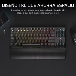 Clavier sans fil Corsair CH-914901E-ES Noir Espagnol Qwerty