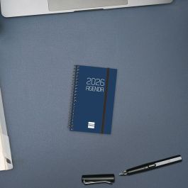 Agenda Finocam OPAQUE Bleu Mini 7,9 x 12,7 cm 2026