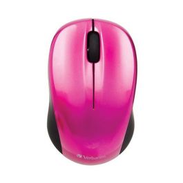 Souris sans-fil Verbatim GO NANO Noir Fuchsia 1600 dpi (4 Unités)