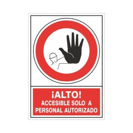 DUVER Signalisation 419 Plastique "Hauteur Accessible Seulement Personnel Autorisé" 420x297mm