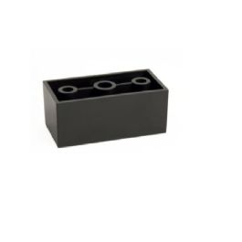 Q&Q Pata de Plástico Rectangular Blu H20 L60 Acabado Negro Precio: 3.9500004. SKU: B1AAZMGH4T