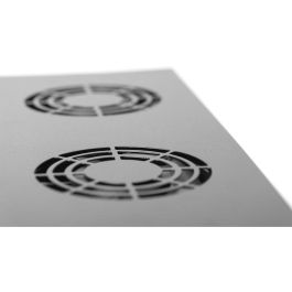 Digitus Unité de ventilation de toit 4 ventilateurs 552 m³/h Noir 483 mm (19 po)