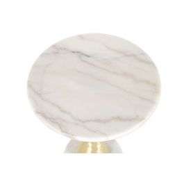 Table d'appoint Home ESPRIT Blanc Doré 41 x 41 x 53 cm