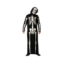 Déguisement Homme Adulte Squelette Noir avec Capuche - Taille XXL, Halloween, Carnaval, Polyester Precio: 23.8899996. SKU: B1C724N9AT