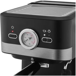 SENCOR Machine à Expresso SES 1721BK - 20 Bars, 1050 W, Réservoir 1,5 L Amovible, Buse Vapeur Pivotante, Commande Numérique, Noir