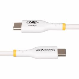 Câble USB Startech USB2EPR1MW Blanc 1 m