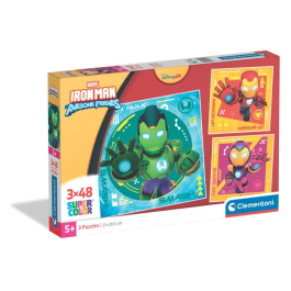 Clementoni - 3 Puzzles de 48 Pièces - Iron Man - Puzzle Enfant sur le Thème Marvel - 21 x 20,5 cm Precio: 26.784. SKU: B1GZ3WFP8Y