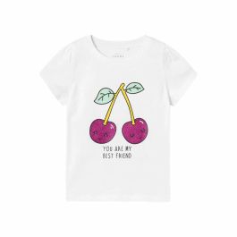 T shirt à manches courtes Enfant Name It Nmfvibeke Capsl Blanc Precio: 13.908. SKU: B1GQK79G6G