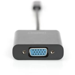 DIGITUS Adapter USB3.0/C -> VGA 19.5cm schwarz