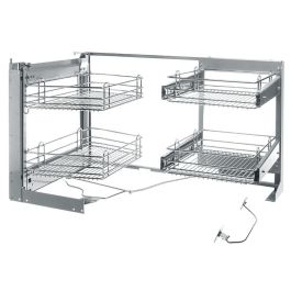 VIBO Evona Modulo 900 Bastidor Extraible con Cestos Cromo Brillo