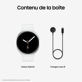 Samsung Galaxy Watch8 44 mm 4G Argent Montre Intelligente SAM8806097480679