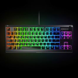 Clavier pour jeu SteelSeries APEX 3 TKL Noir Espagnol Qwerty