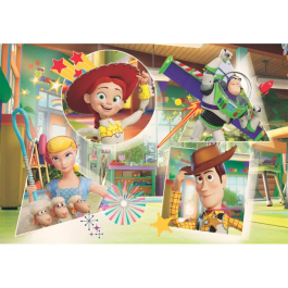 Clementoni Super - Toy Story - Puzzle enfant 104 pièces - Dimensions 48,5 x 33,5 cm - Personnages Disney Pixar