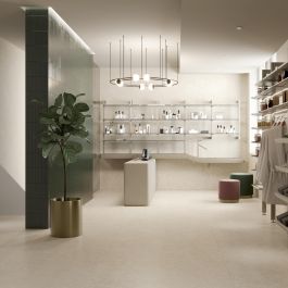 Emuca Kit de cadre modulaireKit de Zero avec matériel de fixation murale, Aluminium et Zamak, Peint gris pierre