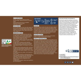 Ripolin - Peinture multi-supports 2 litres - Bois, fer, aluminium, béton, PVC - Mat - Teinte Châtaigner RAL 8007 - Résistante aux intempéries et à l'humidité