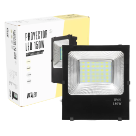 BX3 LIGHT Projecteur LED 150W BX3-FH-150W-CW - 18000 Lm, 6000K, IP65, 50000h de durée de vie - Pour éclairage extérieur