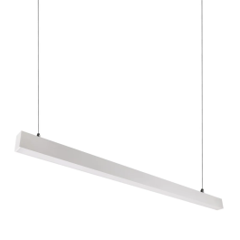 Luminaria Lineal LED 30W 3000Lm 120Cm CCT (Tonalité Lumière Réglable) Driver Lifud Surface/Suspendue