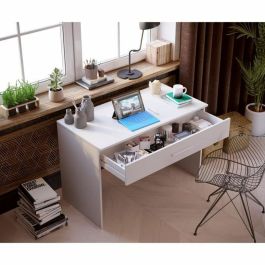 Bureau avec tiroirs, Mélaminé Chêne, 110 x 56 x 81,5 cm, T80516PL05LVO