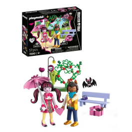 Playmobil 72043 Monster High Set Spécial Rendez-vous de la Saint-Valentin - Jouet pour Histoires Créatives