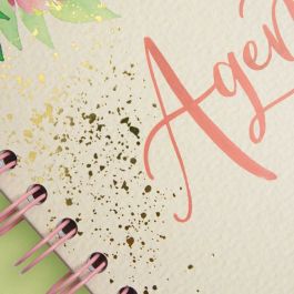 Agenda Finocam THE FLOWER JOURNAL A5 15,5 x 21,2 cm Rose 2026