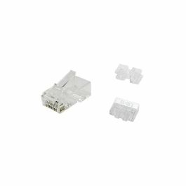 EQUIP 121146 Connecteur RJ45 UTP Cat6A Mâle Or Transparent pour Câble Réseau - Boîte de 100