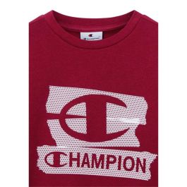 Sweat sans capuche enfant Champion Graphic Shop Bordeaux Rouge foncé S
