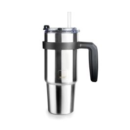 Tasse avec anse Ibili 669006 Gris Acier inoxydable 580 ml